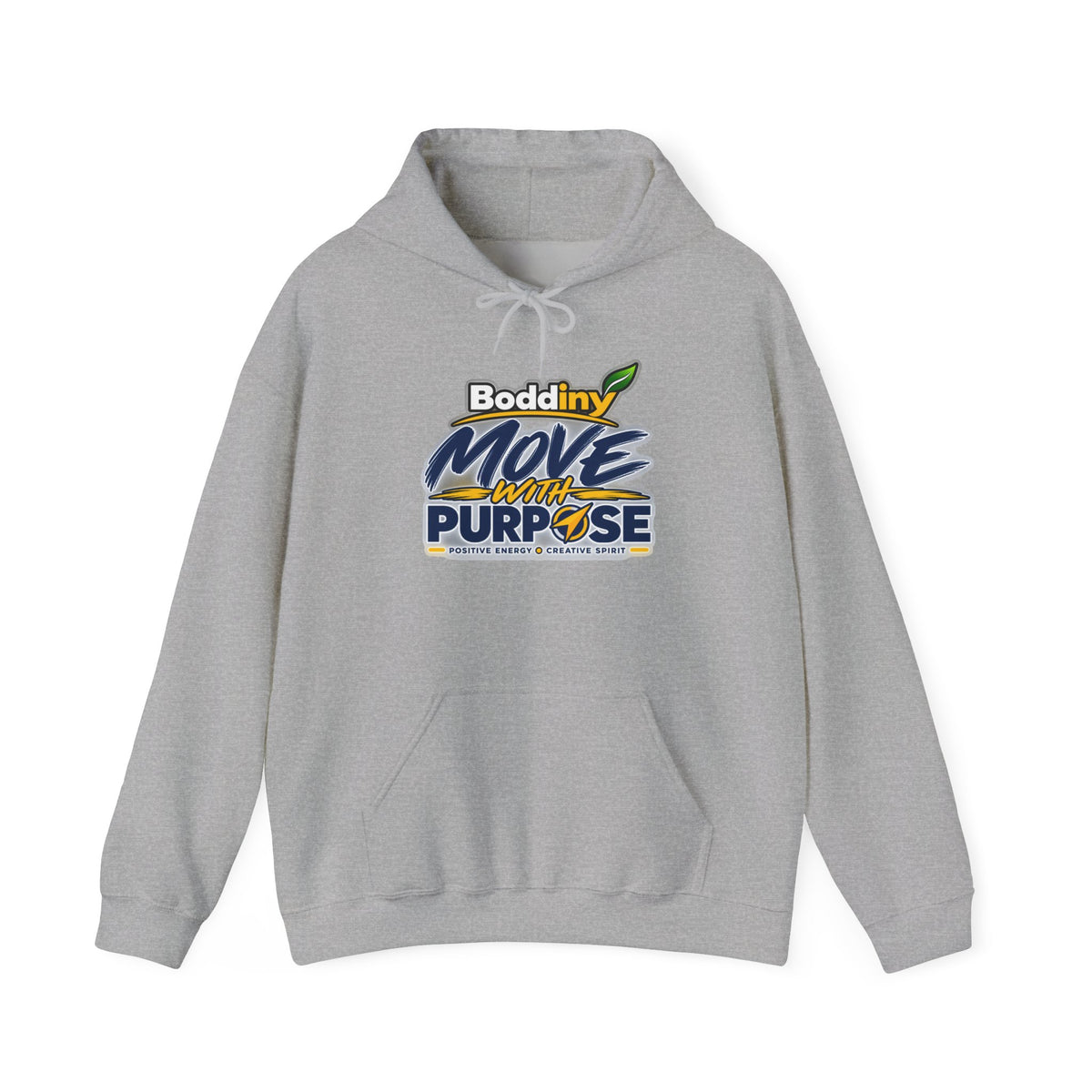 Boddiny Move With Purpose Hoodie | Unisex Heavy Blend Sweatshirt