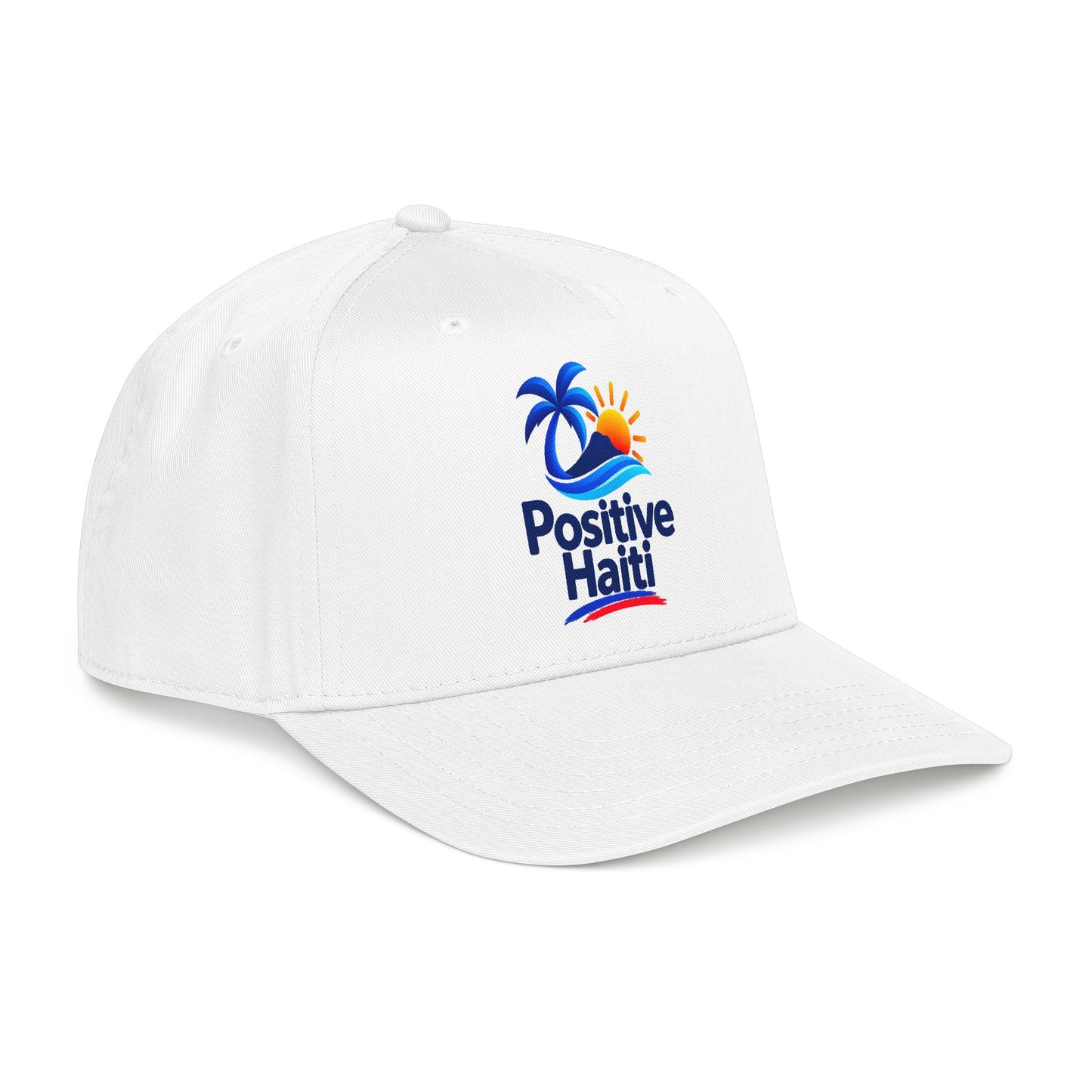 Positive Haiti Mid Profile Baseball Cap - Tropical Logo