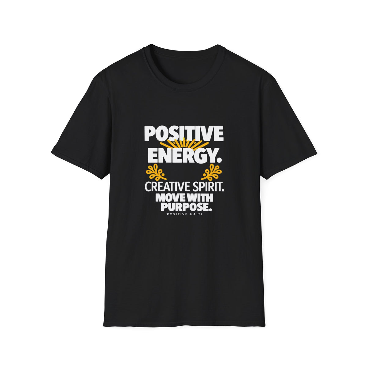 Boddiny Positive Energy T-Shirt – Black & Navy