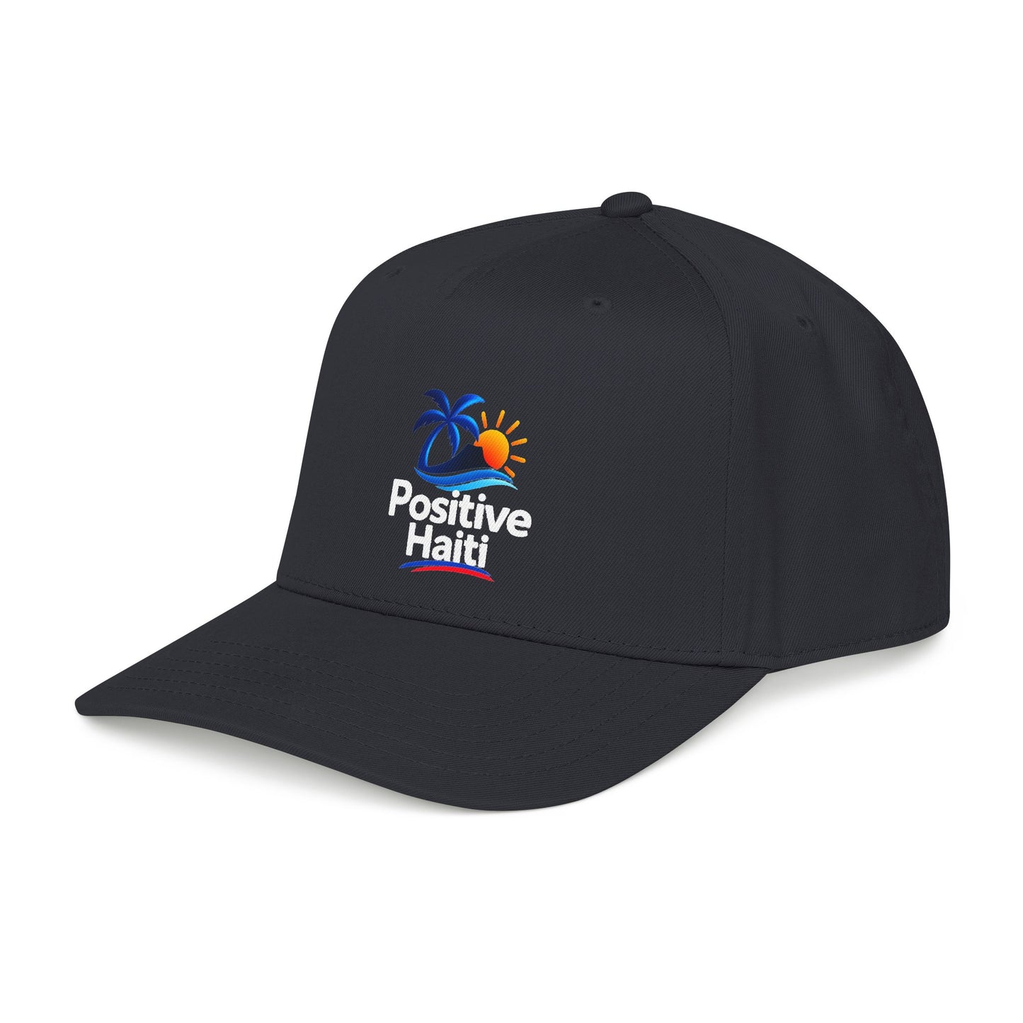 Positive Haiti Mid Profile Baseball Cap - Tropical Logo