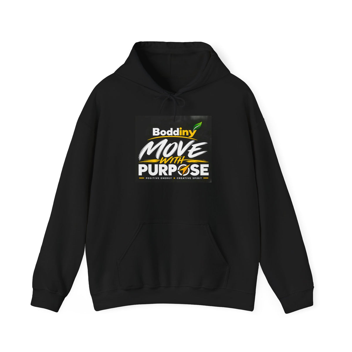 Boddiny Move With Purpose Hoodie | Unisex Heavy Blend Sweatshirt