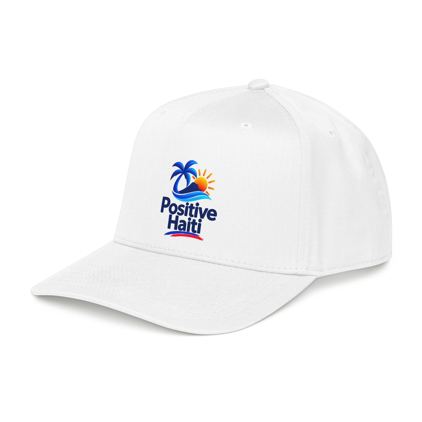 Positive Haiti Mid Profile Baseball Cap - Tropical Logo