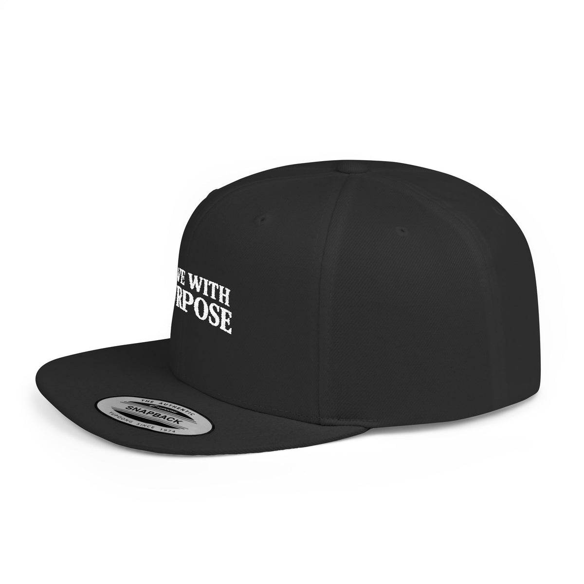 Boddiny Move With Purpose Flat Bill Snapback – Black & Navy