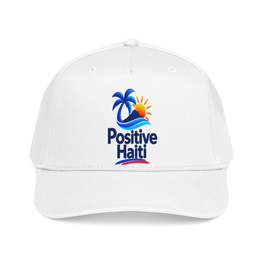 Positive Haiti Mid Profile Baseball Cap - Tropical Logo