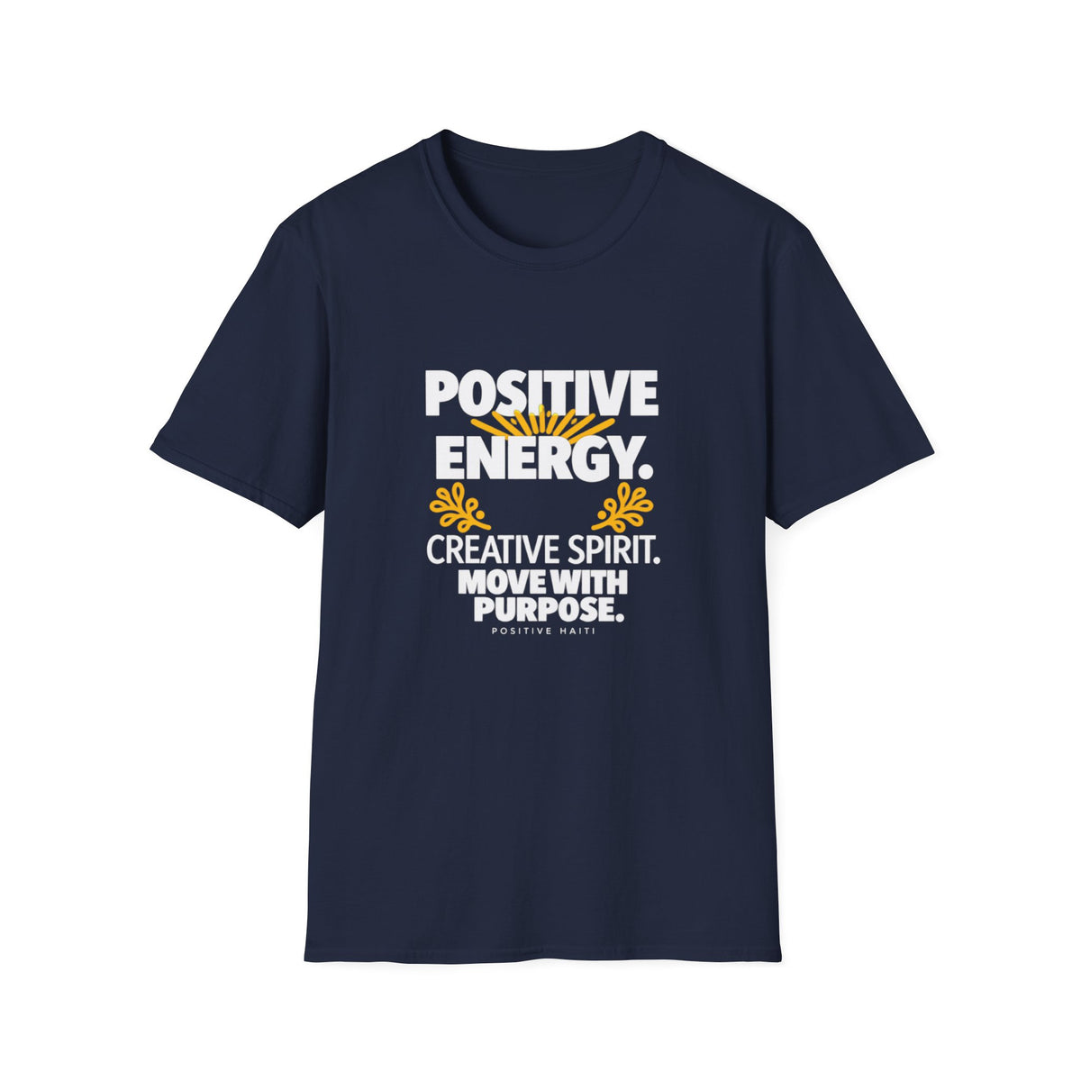Boddiny Positive Energy T-Shirt – Black & Navy