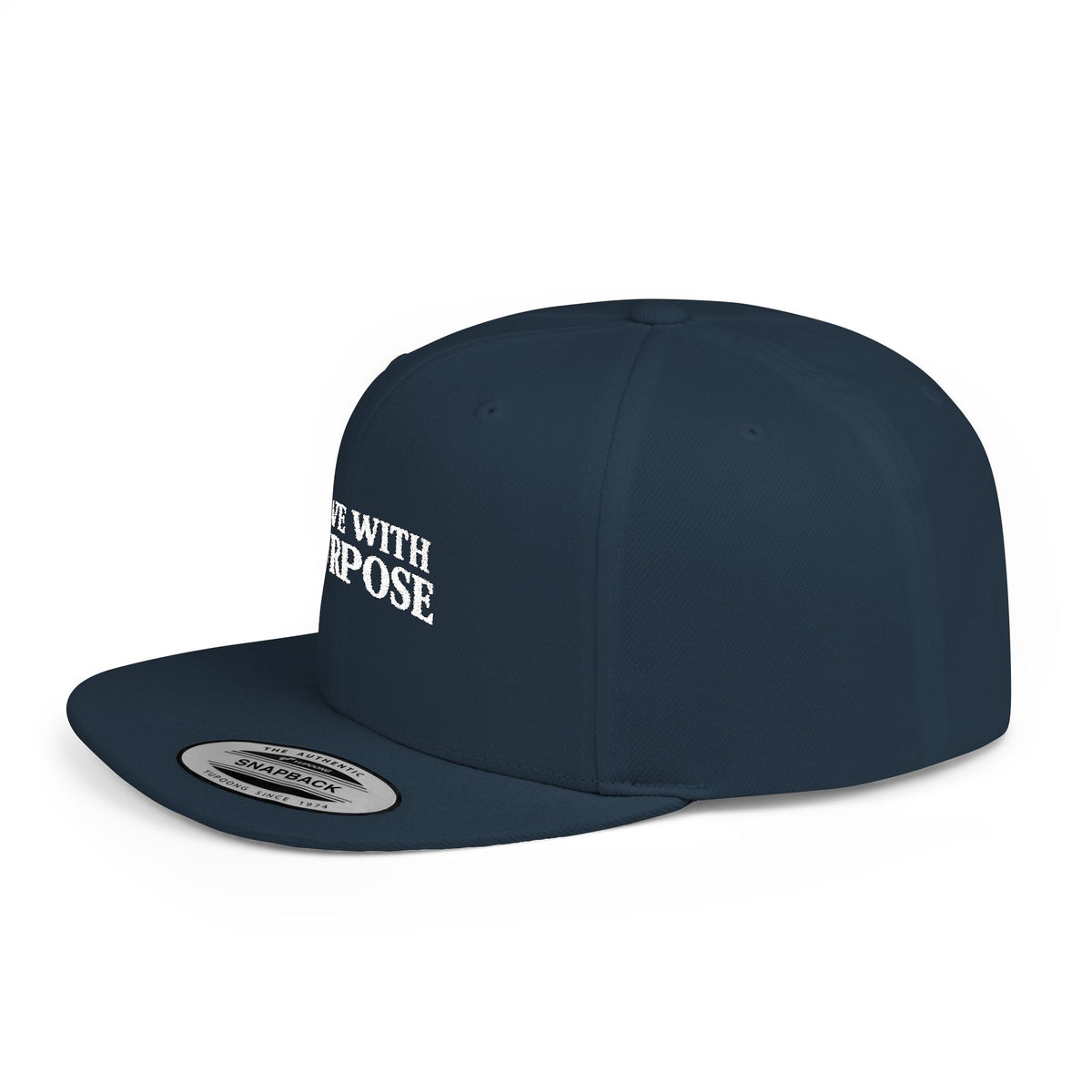 Boddiny Move With Purpose Flat Bill Snapback – Black & Navy