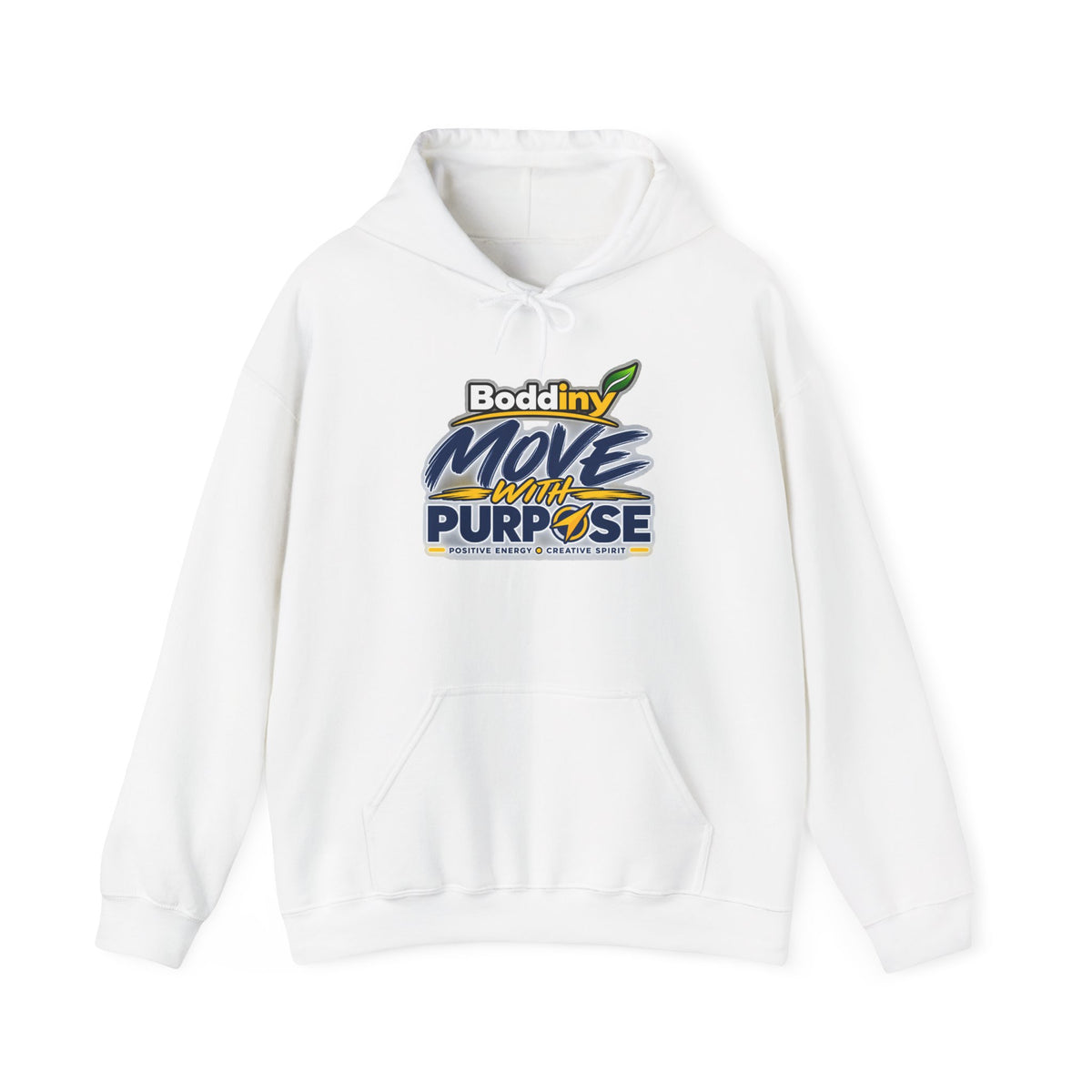 Boddiny Move With Purpose Hoodie | Unisex Heavy Blend Sweatshirt