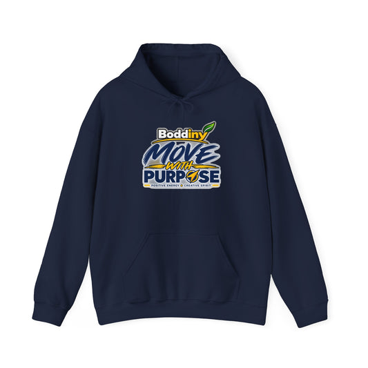 Boddiny Move With Purpose Hoodie | Unisex Heavy Blend Sweatshirt