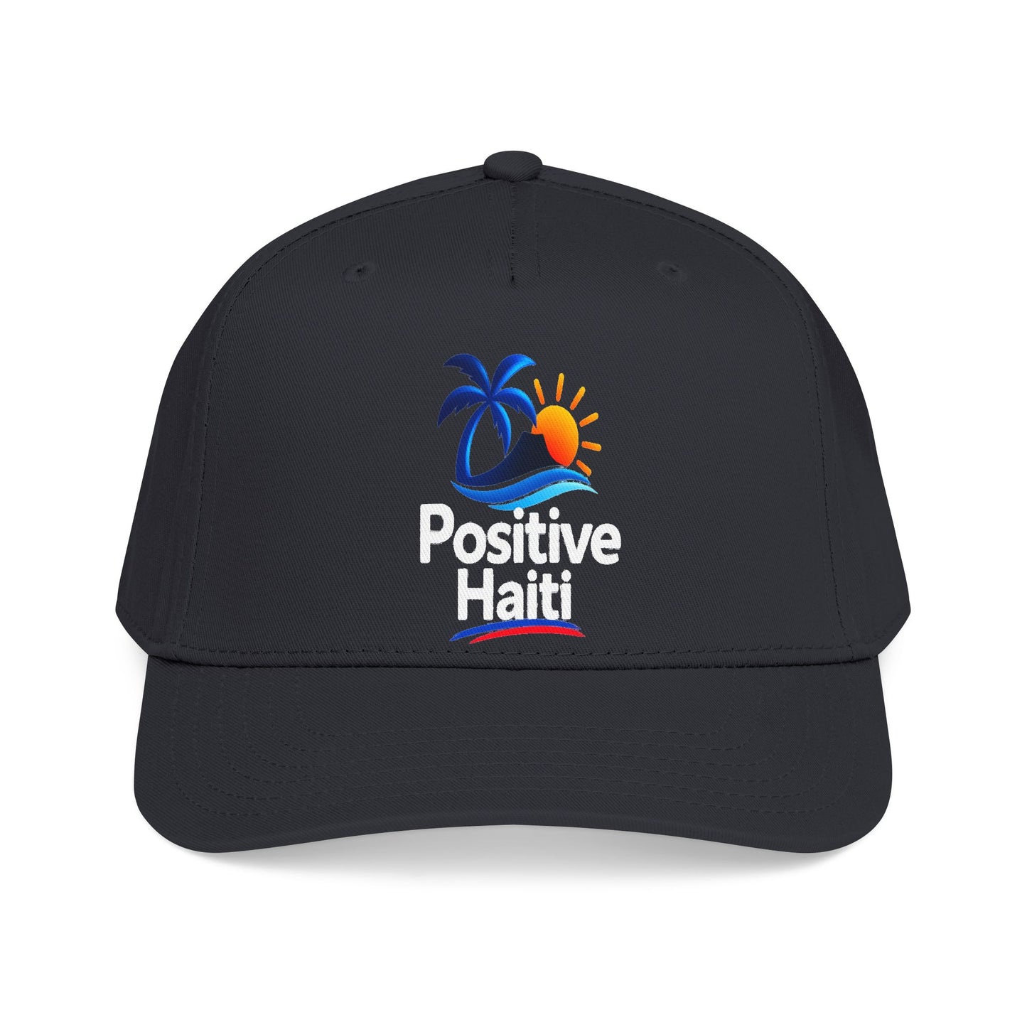 Positive Haiti Mid Profile Baseball Cap - Tropical Logo